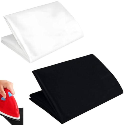 KRYMXAR 2 Stück Bügelvlies, Volumenvlies zum Aufbügeln und Nähen, beidseitig haftend für verstärkte Textilien, ideal für DIY-Projekte und professionelle Schneiderarbeiten