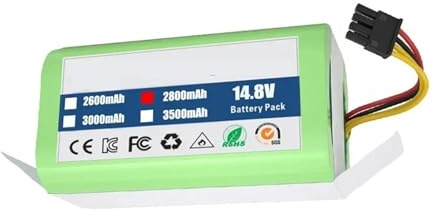Batería de Repuesto for Robot Aspirador Cecotec Conga 1290, 1390, 1490 y 1590 (14,4 V, 12800 mAh)(12800mAh)