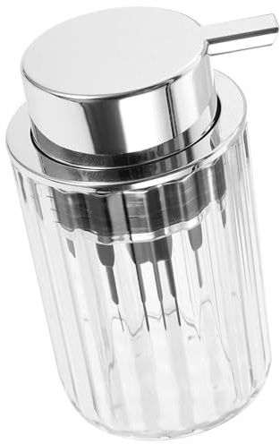 KONTONTY Botella Dispensadora de Espuma Transparente 300 Ml Bomba para Limpiador Facial Generador de Espuma Portátil y Ligero Adecuado para Uso Diario y Viaje