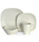 MIKASA Swirl Service de Table carré 4 pièces Blanc