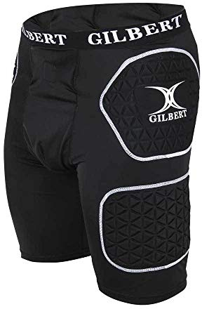 Gilbert padded rugby protective shorts junior