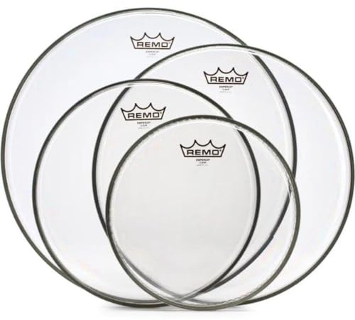 Remo Emperor 4-Piece Tom Pack - 10 12 14 16 Inches - Clear