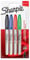Sharpie Permanent Marker | Marker Stifte mit feiner Spitze | Schwarze, blaue, rote und grüne Tinte | 4 Wasserfeste Stifte