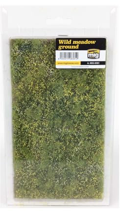 AMMO Mig Ammo_A.MIG-8361 Munition Wilde Wiese Grasmatten, Mehrfarbig, ys/m