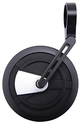 HIGHSIDER Enterprise-EP1 Motorrad Lenkerendenspiegel, Stiel kurz, (Stück), E-geprüft (Silber)