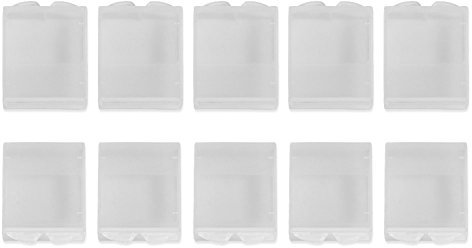 Diyeeni 10 STK. Lithiumbatterie Aufbewahrungsbox Plastik Batteriehalter Praktische Akkubox zum Schutz und Transport wasserdicht geeignet für go-pro 3/4/5/6 Batterie (60g)