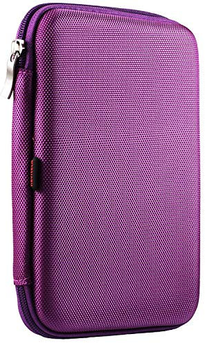 Broonel Navitech Purple Hard Protective EVA Case Cover Compatible With The HUION Inspiroy H430P Graphics Drawing Tablet