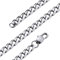 GoldChic Jewelry 4mm Thin Chain Necklace For Men, 316L Stainless Steel Women's Cuban Link Jewelllry