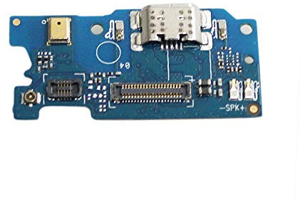 GinTai - Connettore di ricarica USB con cavo flessibile + microfono per ASUS ZenFone 4 Max ZC520KL X00HD