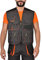 BWOLF Atlas Multifunktionale Arbeitsweste Herren Arbeitsweste Classic Grau/Orange (XL)