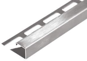 Abschlussprofil (DURAPLUS) -Edelstahl- 8 mm (Länge 2 m)