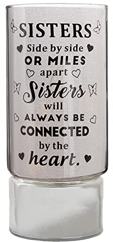 LED Tube Light with Sentiment - Battery Operated - Sisters 6060