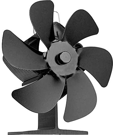 Ventilateur à 6 pales, alimenté par la Chaleur, pour poêle à Bois, poêle à gaz, poêle à granulés, Faible Carburant mais Haute efficacité