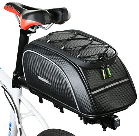 Borsa Telaio, Cestino Portapacchi Bicicletta Posteriore, Sacca Portabici Laterali, Impermeabile 7L