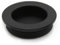 DOJA Barcelona | Tirador Integrado Redondo Negro | Ø40.5x10 mm | Pack 6 | Tirador de Embutir | Tirador Uñero | Tirador Empotrado Puerta Corredera, Puertas de Armario, Cajones, Zapatero, Ventana