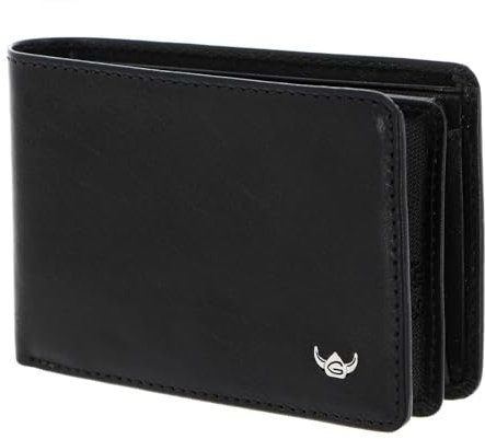 Golden Head Colorado RFID Protect Petite Billfold Coin Wallet Black