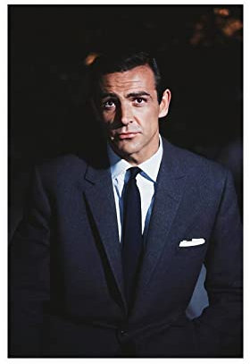 SORECI Sean Connery Kunstposter auf Leinwand, Poster, Wandkunst, Dekordruck, Bild, Gemälde für Wohnzimmer, Schlafzimmer, Dekoration, ungerahmt, 30 x 45 cm