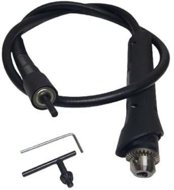OISE ART STORE Trade Shop - Albero Prolunga Flessibile per Trapano 130 Cm con Mandrino A Cremagliera