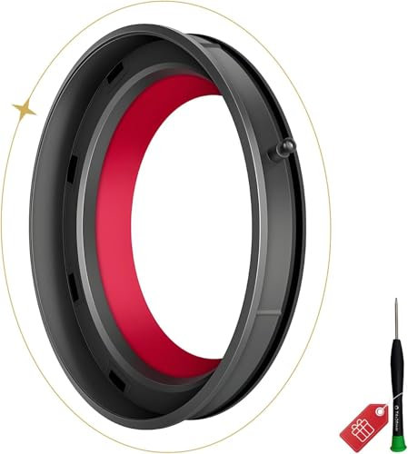 Replacement Dust Bin Sealing Ring Compatible with Dyson V11 SV14 SV15 / V15 SV22 Vacuum Cleaner Dust Bucket Dirt Cup Sealing Ring Accessory Parts (Not for V11 Outsize)