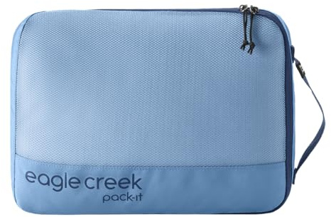 Eagle Creek Pack-It Reveal Packwürfel M I für T-Shirts I Blau