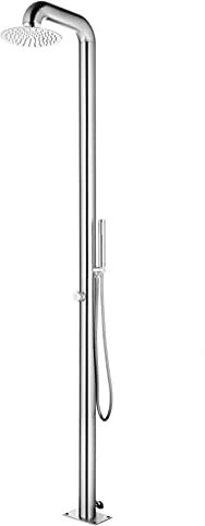 Outdoor Gartendusche 225cm Edelstahl Pool & Spa Zubehör für erfrischenden Wasserspaß