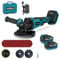 Yofidra Cordless Angle Grinder with Battery(2 x 3.0Ah) - 125mm Grinder Cutter Machine, Brushless Angle Grinder, 3-Speed with 2 Cutting Discs, 10 Grinding Discs