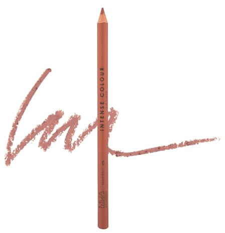 MUA Intense Colour Lip Liner, Heartfelt (Pack of 1) | Medium Brown Nude Shade, Soft & Highly Pigmented Formula for Precise Definition, Vegan & Cruelty Free