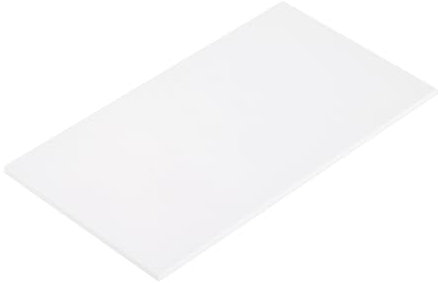 QUARKZMAN Placa de plástico ABS de 7 pulgadas x 4 pulgadas x 0,08 pulgadas ABS placas de estireno para la construcción de modelos DIY panel de artesanía blanco