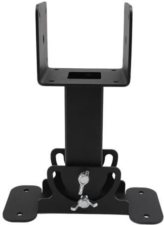 Adjustable Heavy Duty Carbon Steel Patio Roof Riser Brackets Kit with 6 Hex Screws for Wood Base Ideal for Pergola Roof Gazebo and Patio Covers for Porches and Houses