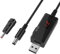 Sirxlevcy USB zu 9V, 5V zu 12V AufwäRts, USB Kabel DC 5V Boost zu 9V 12V Spannung Konverter 1A AufwäRts Volt Transformator Strom Leitung