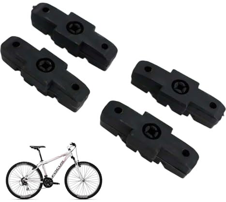 Magura HS Bremsbeläge 2 Paar für HS11, HS22, HS24, HS33, HS 33 RE, HS 33 R Urban, HS 33 R Trial, HS 33 R Firmtech - Hohe Bremsleistung, Langlebig & Passgenau,bremsbeläge Fahrrad-schwarz