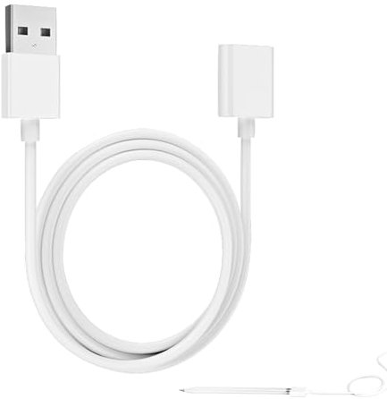 1PCS Apple Pencil Charger Adapter, USB to Apple Pen Charger, iPencil Charging Adapter for Pencil 1st Generation, Portable iPencil Accessories Compatible with iPad Pro 12.9 / iPad Air 3 / Mini 5