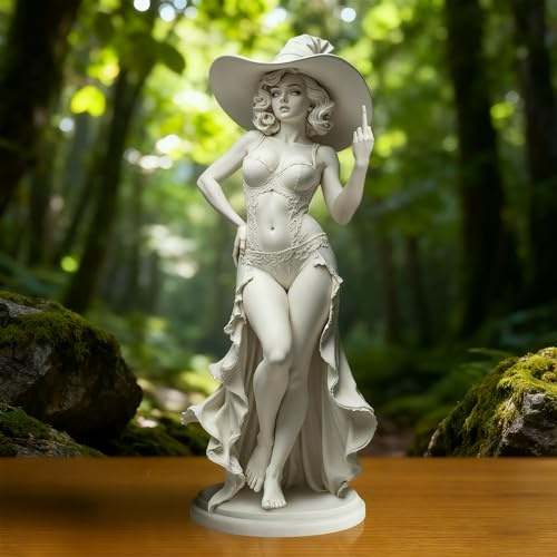 Wohnzimmer Deko Marilyn Monroe with Attitude Mittelfinger Skulptur The Original Talk to the Hand Icon eine griechische Göttin mit Mittelfinger ein besonderes Mitbringsel decoration - Marilyn Monroe