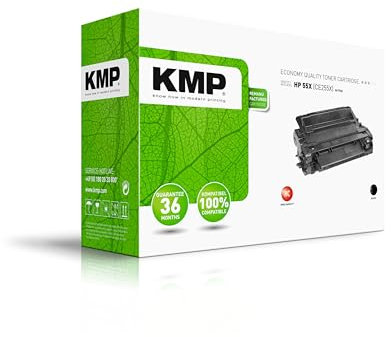 KMP Tonerkartusche passend für HP 55X (CE255X) - High Capacity - H-T132 - für HP Laserjet P3015, P3015D, P3015DN, P3015X, Pro M520 Series, Ent... etc.