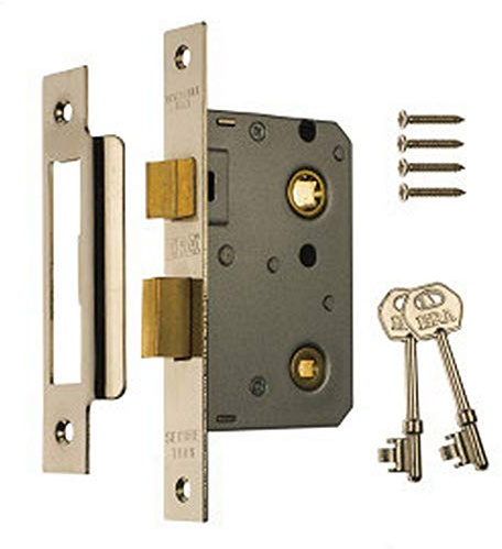 Era Bathroom Locks 76mm - Chrome Effect