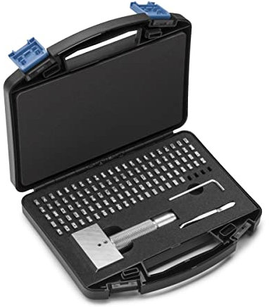 GRAVUREM Europa-Typensortiment/Typenset/Typenhalter-Satz/Schlagzahlen/Schlagbuchstaben - 3mm