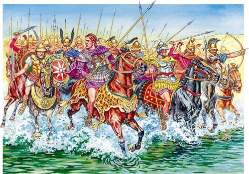Zvezda 8007 - Age of Battles Table Top, Mazedonische Kavallerie, Unlackiert