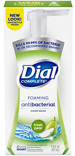 Dial Antibacterial Foaming Hand Soap, Fresh Pear, 7.5 fl oz