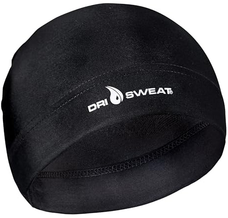 Dri Sweat mens Full Coverage skull caps, Black
