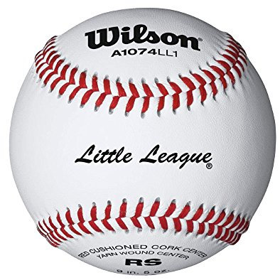 Wilson A1074 Little League Series Baseball (12 Stück), weiß