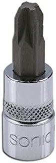 Sonic 8123702 PZ. 2 Bit-Steckschlüssel-Einsätze, 1/4-Zoll