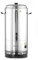 HENDI Percolateur à café, double paroi, économie d'énergie, bac à filtre intégré, pour café moulu grossièrement, pas de filtre en papier nécessaire, 6L, 230V, 1500W, 345x343x(H)517mm, inox 18/0