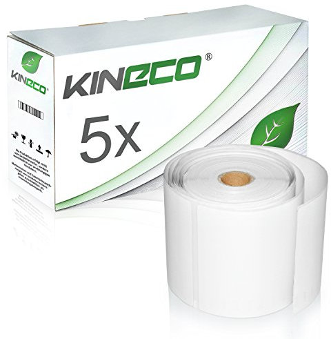 5 Rollen Große Versandetiketten kompatibel mit Dymo S0904980 für Dymo Labelwriter 4 XL - je 220 Etiketten 104x159mm