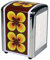 Cabanaz CAPVENTURE Serviettenspender Ramona mit Blumendesign Kosmetiktuchspender Kosmetiktücher Tissue-Dispender Serviettenbox Vertikal Metall und Chrom Spender für im Retro-Design (Gelb)