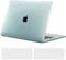 TECOOL Case compatible with MacBook Air M1 & MacBook Air 13 inch Retina 2020 2019 2018 (A2337 A2179 A1932), Plastic Snap On Hard Shell Cover & UK EU Keyboard Protector, Crystal Mint Green (Glossy)
