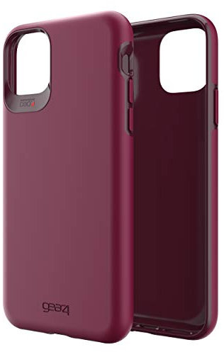 GEAR4 Holborn Designed for iPhone 11 Pro Max Case, Advanced Polycarbonate Impact Protection by D3O – Burgundy