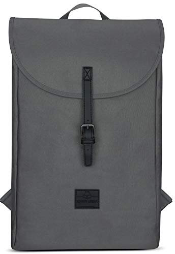 Johnny Urban Rucksack Damen und Herren Grau - Liam - Moderner Tagesrucksack für Uni Büro, Schule und Freizeit - Daypack mit 16 Zoll Laptopfach - Wasserabweisend