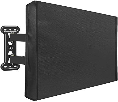 Mounting Dream Funda TV Exterior Resistente al Agua y al Polvo para 41 - 43 Televisor, Protector TV Exterior con Bolsillo para Control Remoto, Compatible con Soportes TV Pared, MD43TC-03