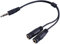 MICRONIC 3.5mm TRRS 4 Pole Male Jack Plug Adapter Microphone/Headphone Splitter for Smartphone, Tablet & MacBook