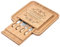 Maverton Tagliere per formaggio e salumi in legno - set 3 coltelli 1 forchetta - incisione personalizzata - H4cm x L34cm - regalo di compleanno per la donna - nonna